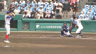 浜田高校《 9回裏の攻撃 》下関国際(山口) 9 - 3 浜田(島根) 2022年8月16日(火)第104回全国高校野球選手権大会 3回戦