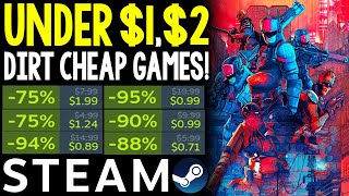 DIRT CHEAP STEAM PC GAMES RIGHT NOW - DEALS UNDER $1 AND $2!