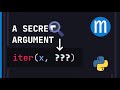 Python's secret second argument to iter()