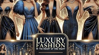 Luxury Fashion in the Heart of the Night# A Mesmerizing Visual Beautiful Girls Worldwide 🌍