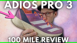 ADIDAS ADIZERO ADIOS PRO 3 - BEST VERSION YET? - 100 MILE RUNNERS REVIEW | EDDBUD