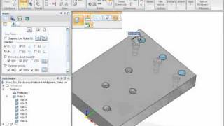 Solid Edge Tips & Tricks - Synchronous Maintain Hole Alignment Selection Part 3
