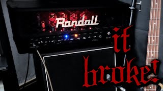 Randall Diavlo RD100 Tube Amp repair \u0026 Bias