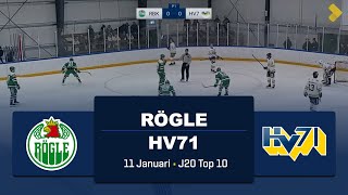 Drömmål \u0026 dramatik! | Rögle - HV71 4-5 | J20 Nationell Top 10