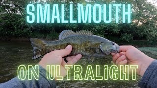 Wading an Urban River for SMALLIES and SUNFISH (Ultralight Fishing)