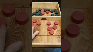 easy to build woodworking game . Pucket / Diy finger hockey game. Game night.
