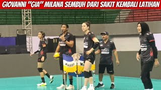 MOMEN,GIOVANNA GIA MILANA KEMBALI LATIHAN USAI SAKIT!