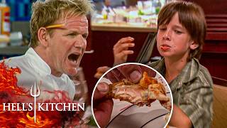 Gordon's Raging as a Child Gets Raw Chicken & Chef Gets Hospitalized! | Hell’s Kitchen