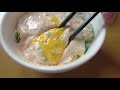 朝ごはん作ってみた。【明太マヨ丼】