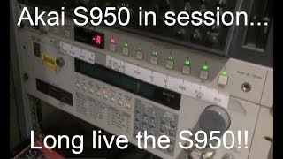 Akai S950 Part THREE - using in a session