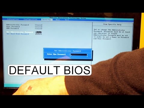 DEFAULT BIOS SETTINGS LENOVO Z50-75 DEFAULT BIOS SETTINGS LENOVO Z50-75