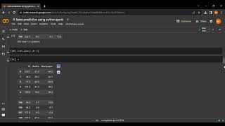OASIS INFOBYTE DATASCIENCE INTERNSHIP|TASK 5|Sales prediction using python