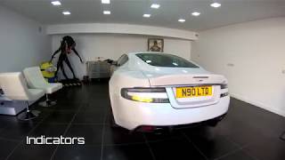 Aston Martin sequential tail lights