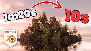 How to Massively Reduce Render Times in Blender
