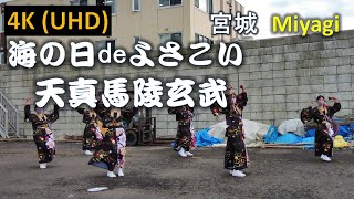 【4K】海の日deよさこい 天真馬陵玄武（相馬）