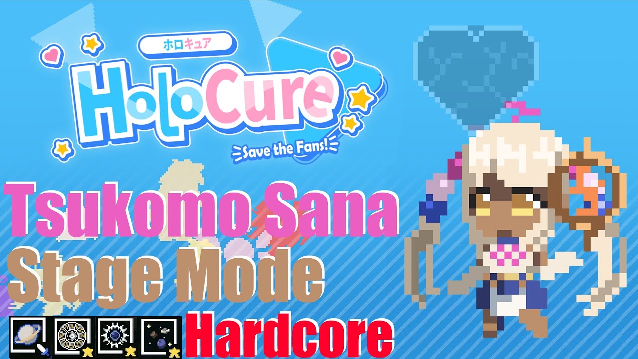 HoloCure: Save The Fans Gameplay || Stage Mode-Tsukomo Sana [Hardcore ...