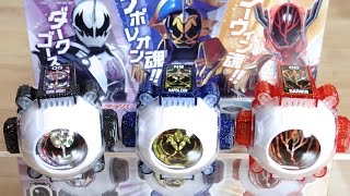 劇場版ライダーに変身！DXダークゴースト \u0026 ナポレオン \u0026 ダーウィンゴーストアイコンセット レビュー！劇場版仮面ライダーゴースト 100の眼魂とゴースト運命の瞬間 ナポレオン魂 ダーウィン魂