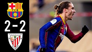 Barcelona vs Athletic Club 1-1 Match Goals & Highlights Supercopa Final