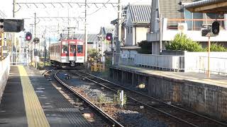 近鉄　御所線御所駅ワンマン普通到着