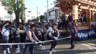 藤枝大祭り2010 五十海区曳き込み