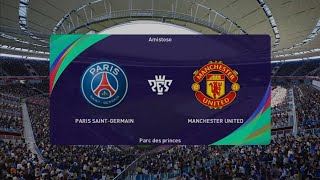 PES 2022 | PSG vs Manchester United - Español Latino (Gameplay PS4 - PES 2021 Actualizado)