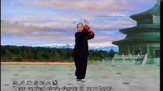 HCWD 李德印四十二式太极剑竞赛套路(下02) Li Deyin forty--two Style Tai Chi Sword