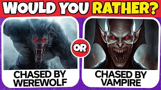 👻 Would You Rather - Scary Edition 😱 Spooky Quiz 😈