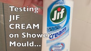 In Depth Shower Clean Using JIF CREAM