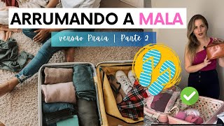 Mala de viagem 🧳✈️ | Como ARRUMAR mala de PRAIA para 5 dias  - DICAS e TRUQUES! #viagem