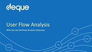 User Flow Analysis feature - axe DevTools Extension