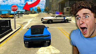 Playing GTA 4 Without BREAKING ANY LAWS! (Mods)