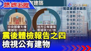 震後體檢報告之四 檢視公有建物【熱線追蹤】