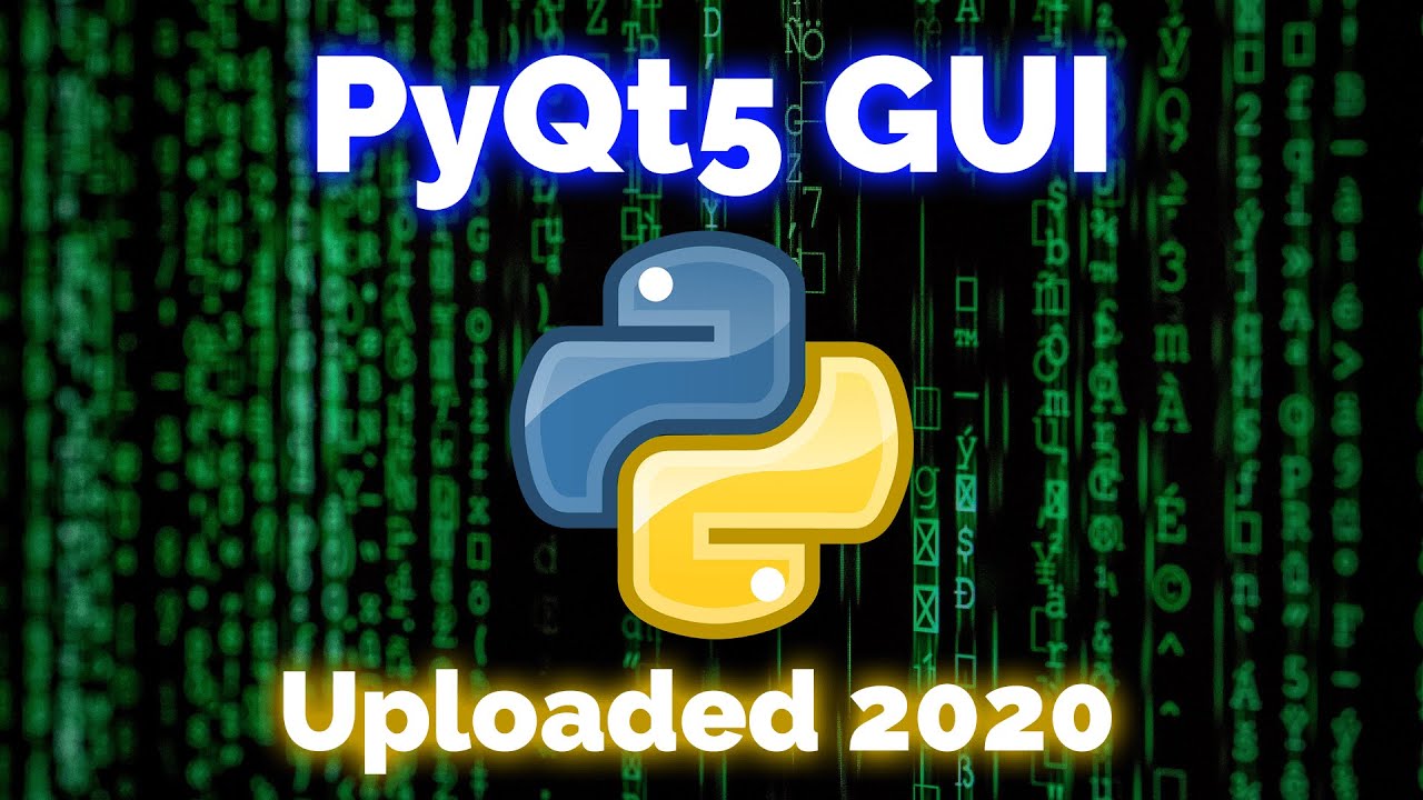 Pyqt5 Python Tutorial Create A Graphic User Interface Pyqt5 Python Tutorial Create A Graphic User Interface