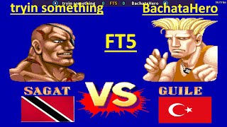 Street Fighter II': Champion Edition - tryin something vs BachataHero  -  FT5 -1080P  - 18.12.2024