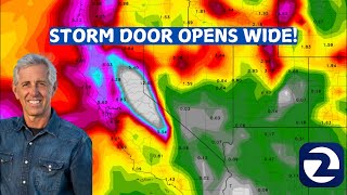 Storm Door Opens Wide! Northern California Gets Really Wet! 12Z GFS