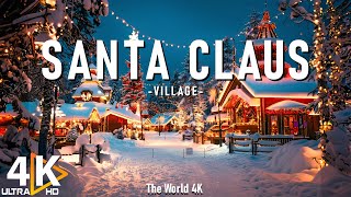 Village du Père Noël 4K 🎄 Découvrez le pays des merveilles hivernales enchanteur en Finlande 🎅