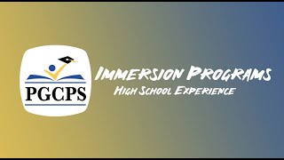 PGCPS Immersion Programs