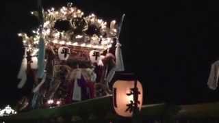 2014魚吹八幡神社秋祭り大平橋 平松