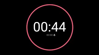 44 Second Countdown Timer / iPhone Timer Style