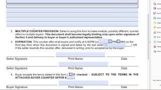 How to Prepare Counter Offers - Real Estate Forms Explained