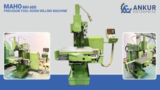 Maho MH-600 Universal Tool Milling Machine - 720 mm x 410 mm