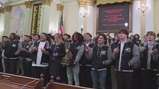 Grant High School football team honored at the capitol