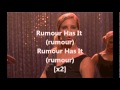 Glee Cast- Rumour Has It/ Someone Like You (with lyrics)