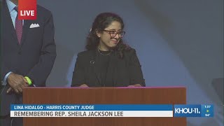 County Judge Lina Hidalgo remembers Rep. Sheila Jackson Lee’s friendship, mentorship