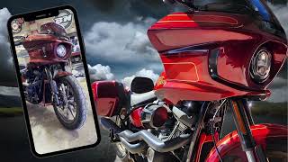 Paul Yaffe Originals Stealth Fairing Support Bar for 2022 to Present Low Rider® -ST Fairings.