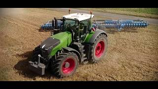 Fendt 1042 et Lemken Gigant 10 au déchaumage en Normandie !