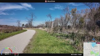 Trail Ride // ChatGPT enabled (type @pelotombot) // Chicago Cycling // !strava !first !map