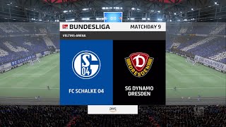 FIFA 22 | FC Schalke 04 vs SG Dynamo Dresden - Veltins-Arena | Gameplay
