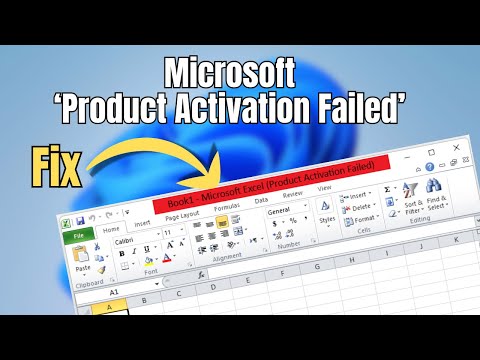 How to Fix Microsoft Office “Product Activation Failed” Error