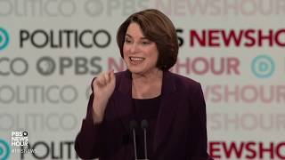 WATCH: Klobuchar says there haven't been enough women in government | Sixth Democratic debate